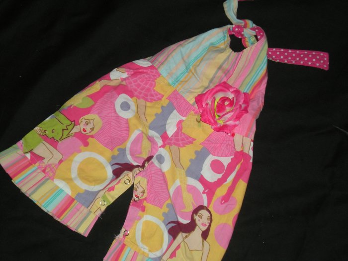 BOUTIQUE INFANT FASHION ROSE 1PIECE ROMPER 3-6MTHS