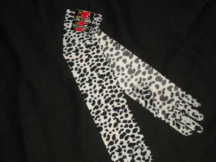 ANIMAL SPOTTED OPERA GLOVES