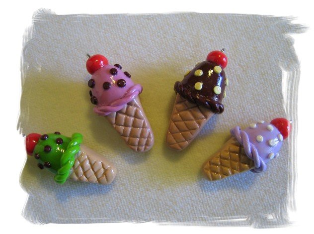 Ice Cream Cone Pendant