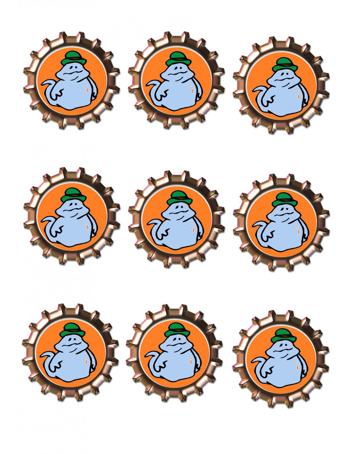 Ghost Bottlecap3 -Download-ClipArt-ArtClip-Bottle Cap-Digital