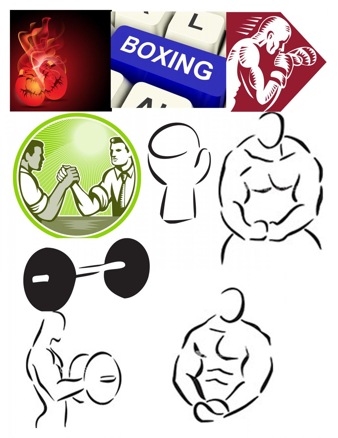 Sports Set4-T-Shirt-Digital Clipart-Website-Gift Tag-Gift Cards-Clipart