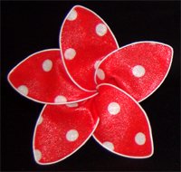 Red w/ White polka dots