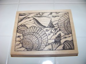 Seashell Rubber Stamps