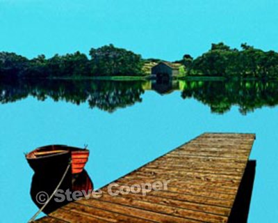 Boat House at Skibo - 24.5 x 30