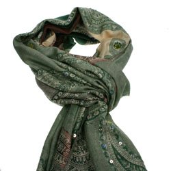 Green Paisley