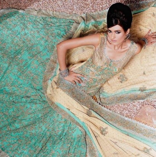 Turquoise and Ivory
