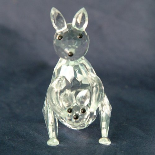 451 Stunning Crystal Kangaroo With Joey