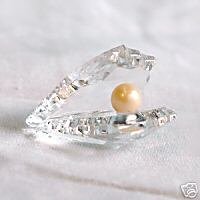 144 Stunning Crystal Oyster With Pearl