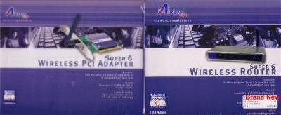 802.11g/Super G 108Mbps Wireless Router +PCI Card Combo