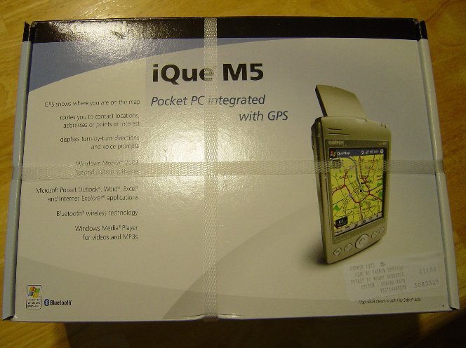 New Garmin iQue M5 GPS Receiver/Pocket PC PDA with US Mapsource