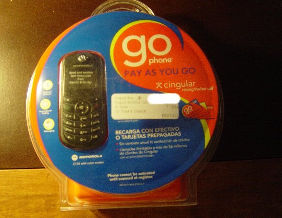 New Cingular Motorola C139 GSM CELL PHONE+SIM Card+$10 Time