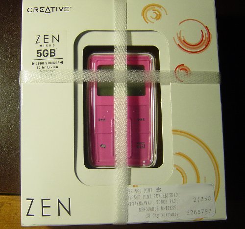 Creative Technology/Creative Labs Zen Micro 5GB Pink MP3 Player