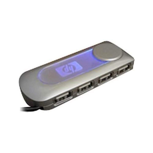 Brand New HP USB 2.0 Mini-hub 4 Port Hub 4 Ports with Ac Adapter