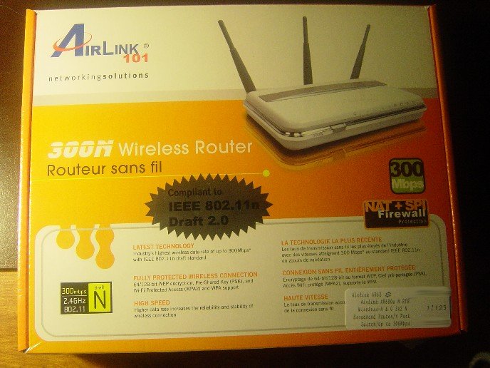 New Airlink 300N Wireless 802.11N/11N/G 300Mbps Router