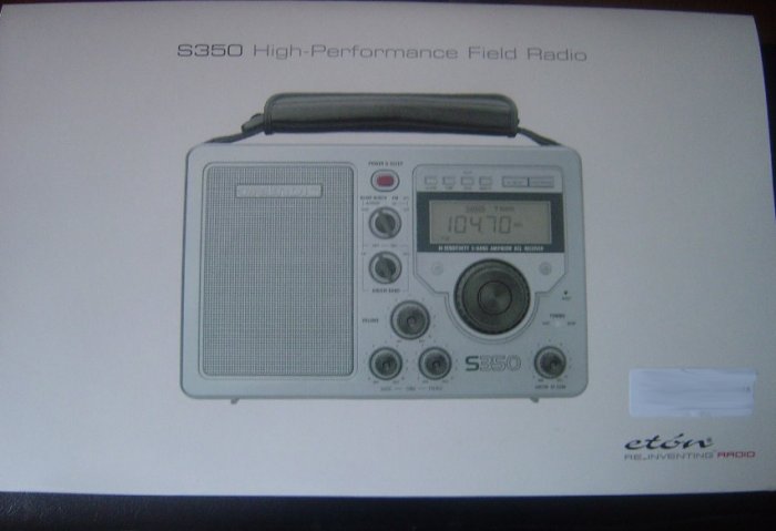 Eton S350 AM/FM Shortwave Field Radio + Leather Strap
