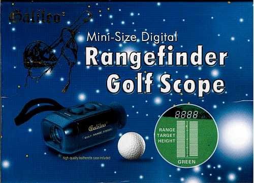 Brand New Galileo EGS-1 Electronic Golf Scope and Rangefinder