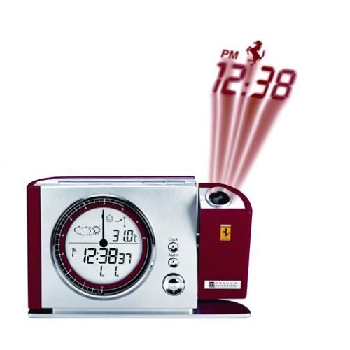 NEW RED Oregon Scientific FERRARI FSP301A-R MARANELLO PROJECTION CLOCK