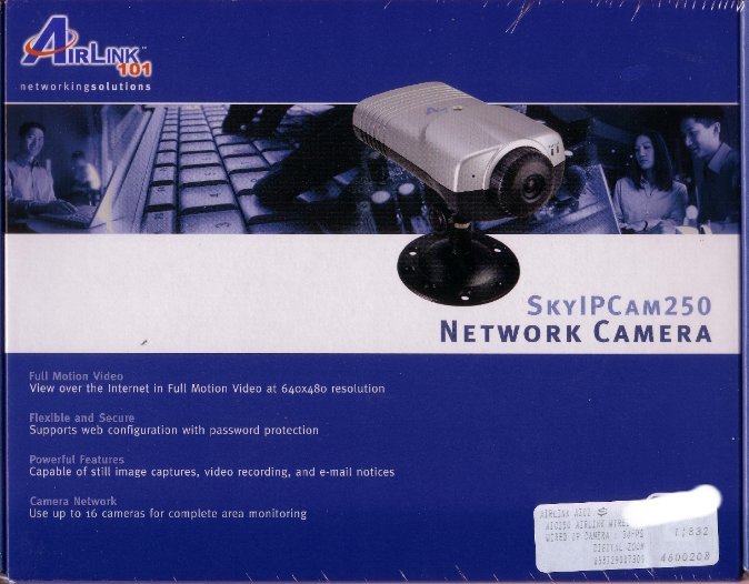 New Airlink Wired Network IP Security Camera Webcam