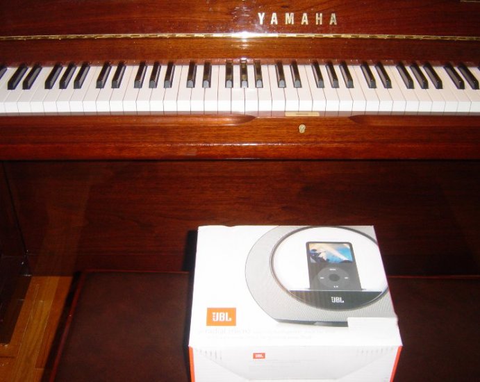 New JBL - Radial Micro - Docking Speaker for iPod Black