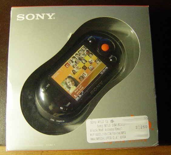 Brand New Sony mylo Personal Communicator COM-1/B Black 2.4" LCD /wifi mp3 email