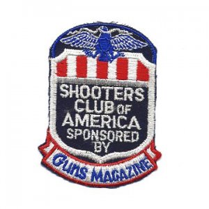 Vintage SHOOTERS CLUB OF AMERICA - Guns Magazine PATCH