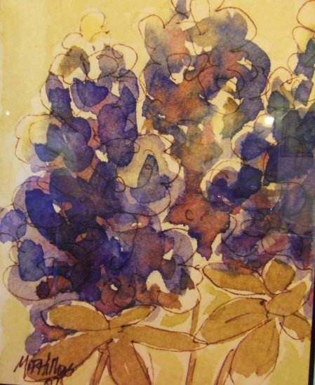 BLUEBONNET TX WILDFLOWER PRINT