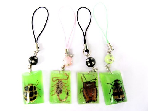 Wholesale Lot 12 Insect Bug Cellhphone Mobile Strap String New
