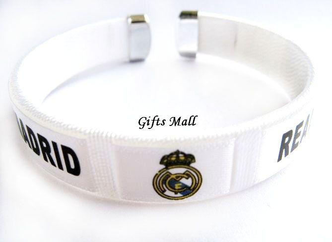 Real Madrid FC Club Football Sport Adjustable Bangle Bracelet New