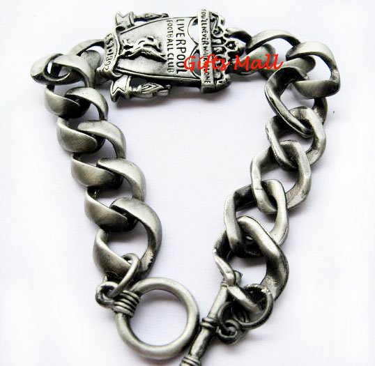 Liverpool FC Club Football Sport Metal Bangle Bracelet New