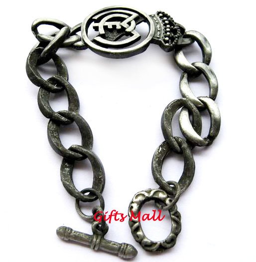 Real Madrid FC Club Football Sport Metal Bangle Bracelet New