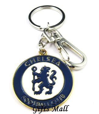 Chelsea Football FC Sports Metal Key Chain Key Ring New