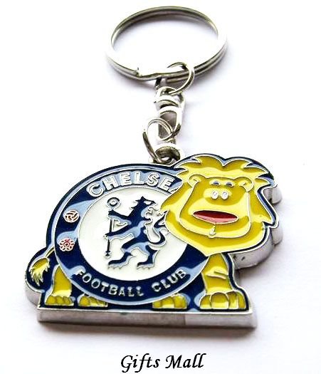 Chelsea Football Sport FC Club Metal Key Chain Ring