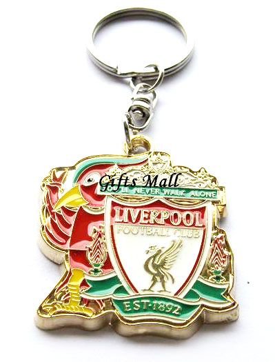 Liverpool Football Sport FC Club Metal Key Chain Ring