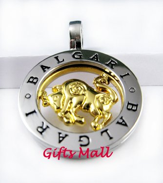Horoscope Zodiac Constellation Stainless Steel Necklace Pendant Taurus