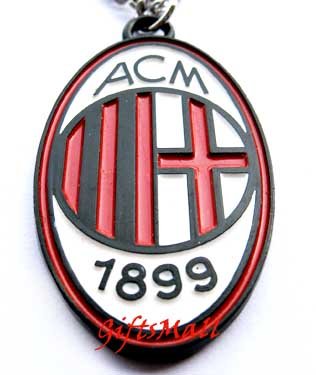 AC Milan FC Club Football Sport Soccer Colorful Necklace Pendant With Chain