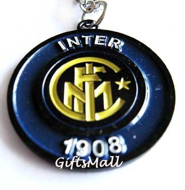 Inter Milan FC Club Football Sport Soccer Colorful Necklace Pendant With Chain