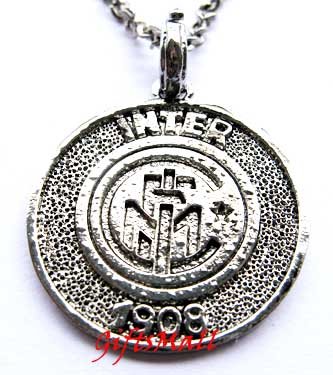 Inter Milan FC Club Football Sport Soccer Alloy Necklace