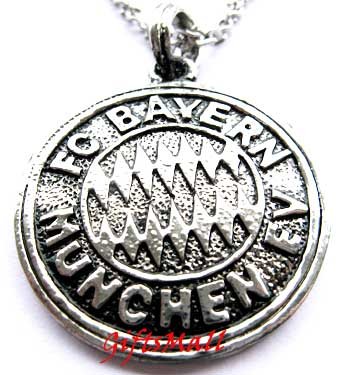 Bayern Munich FC Club Football Sport Soccer Alloy Necklace