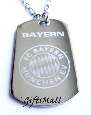 Bayern Munich FC Club Football Sport Soccer Dog Tag Necklace