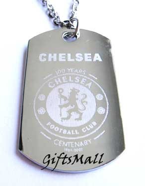 Chelsea FC Club Football Sport Soccer Dog Tag Necklace