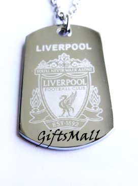 Liverpool FC Club Football Sport Soccer Dog Tag Necklace