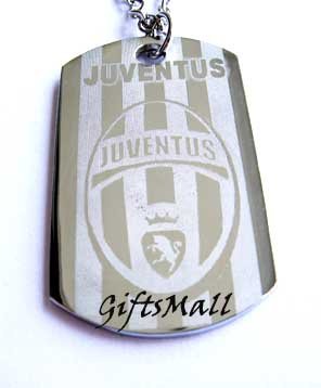 JuventusFC Club Football Sport Soccer Dog Tag Necklace
