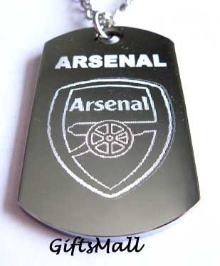Arsenal FC Club Football Sport Soccer Dog Tag Necklace