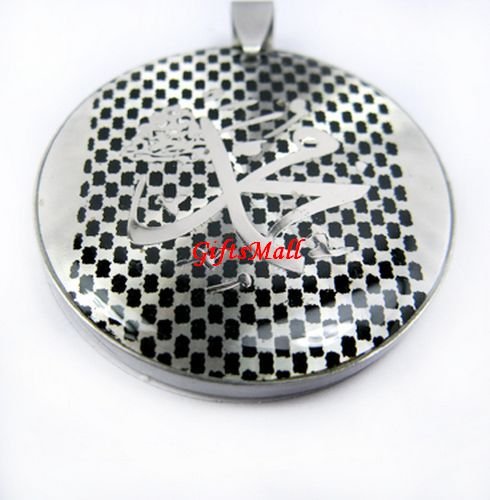 Silver Round Gold Plated Unique Necklace Pendant