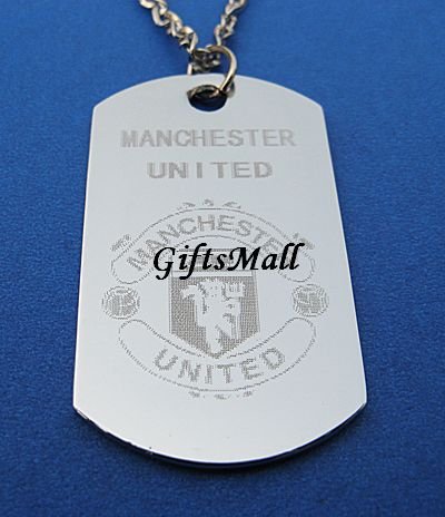 Manchester United FC Club Football Sport Soccer Dog Tag Necklace