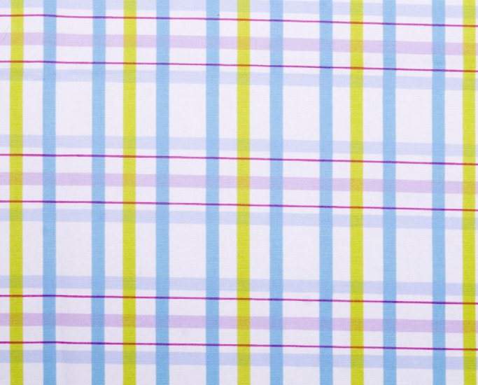 Pottery blue check//cotton//2 yards