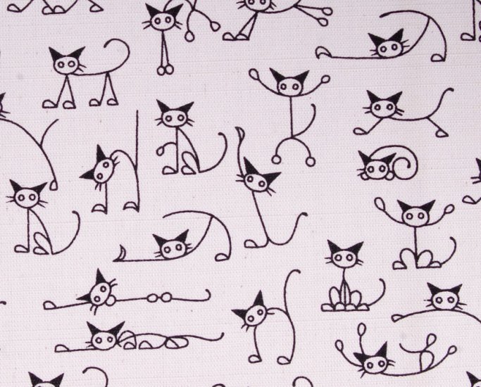 110cmx90cm//cute cats//black