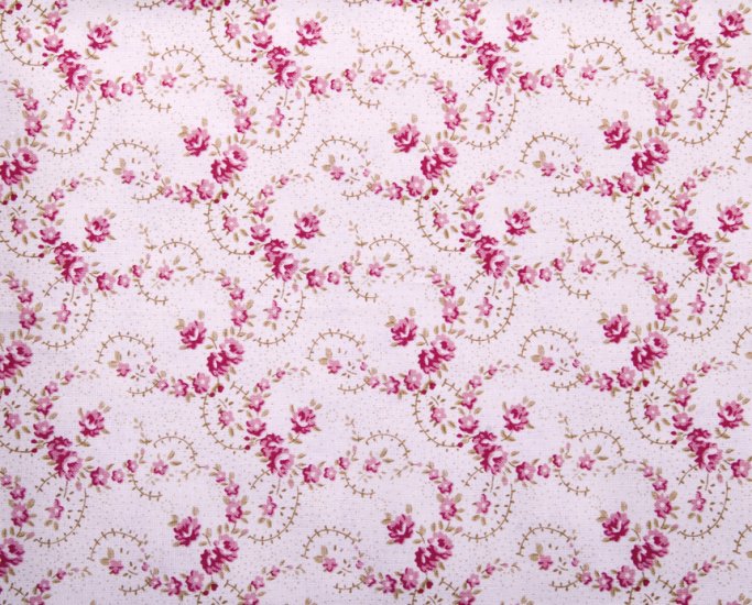Floral plain weave//cotton//30s