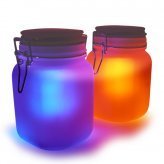 Moon Jar - Solar Power LED Mood Light - SET OF 4
