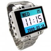 MP4 Watch With 1.8 Inch LCD - 8GB Excalibur Steel Edition